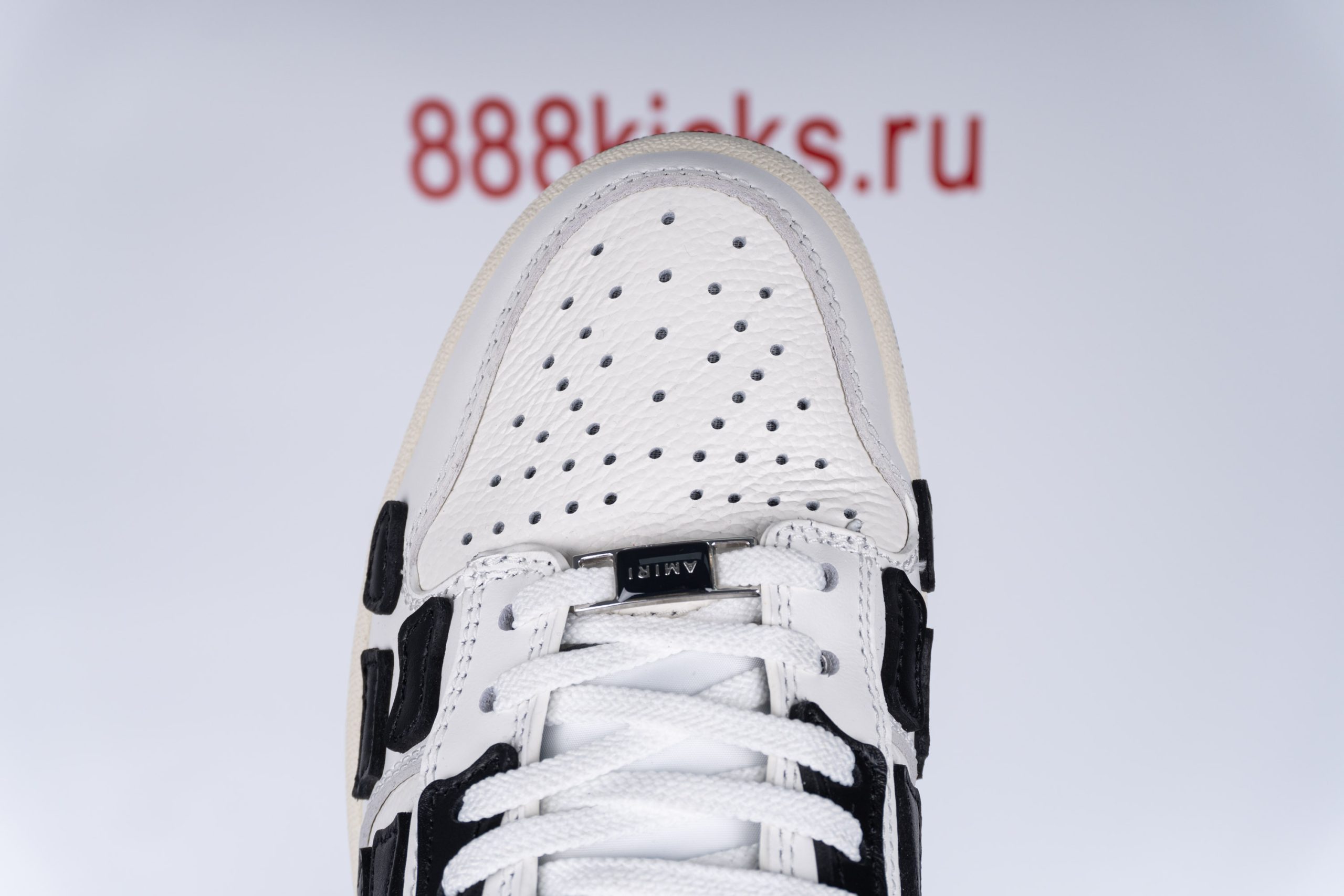 AMIRI Skel Top Hi White Black