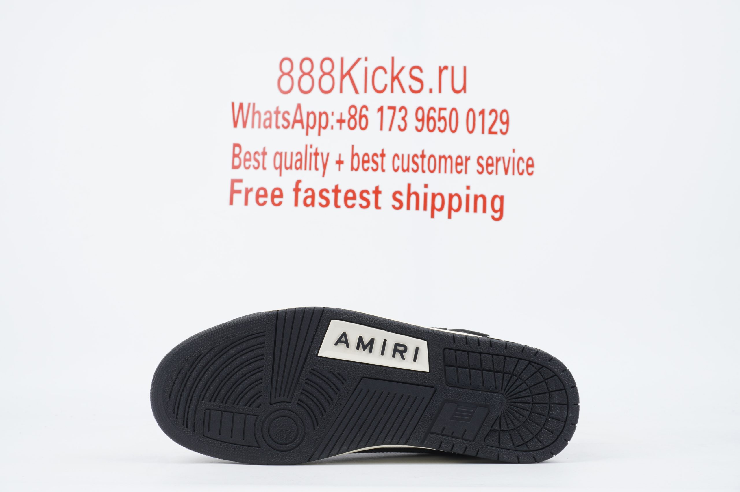 AMIRI Bone Runner White Black