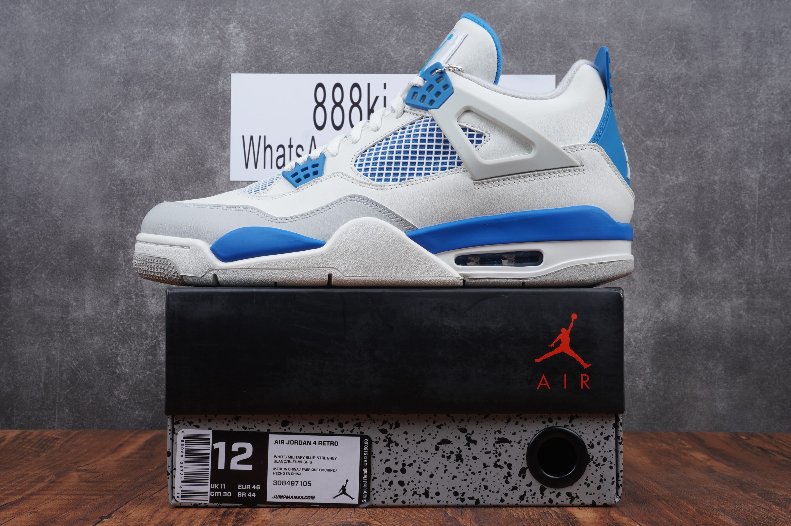 Jordan 4 Retro Military Blue 2012