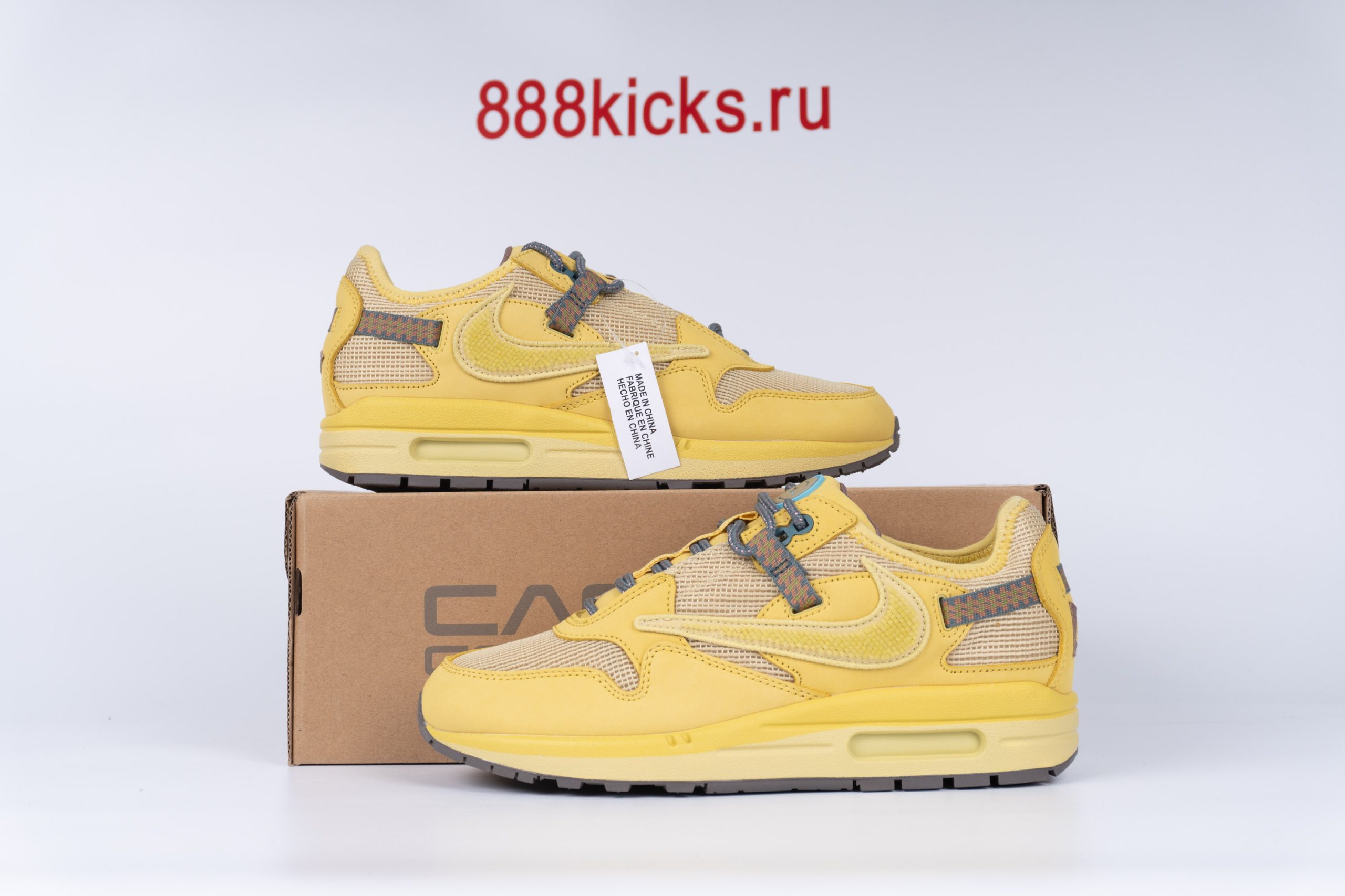 Nike Air Max 1 Travis Scott Cactus Jack Saturn Gold