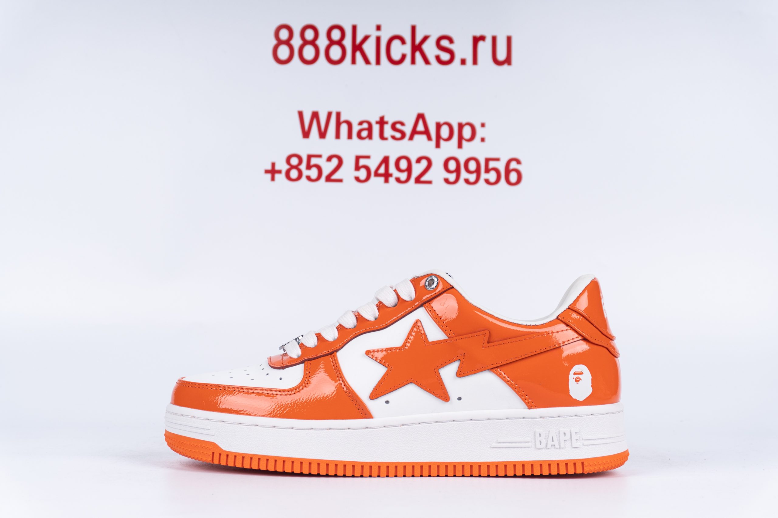 A Bathing Ape Bape Sta Low Orange