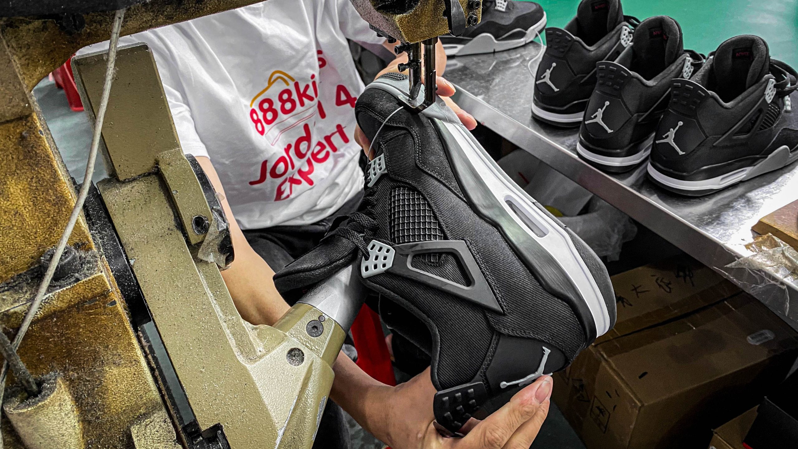 Jordan 4 Retro SE Black Canvas