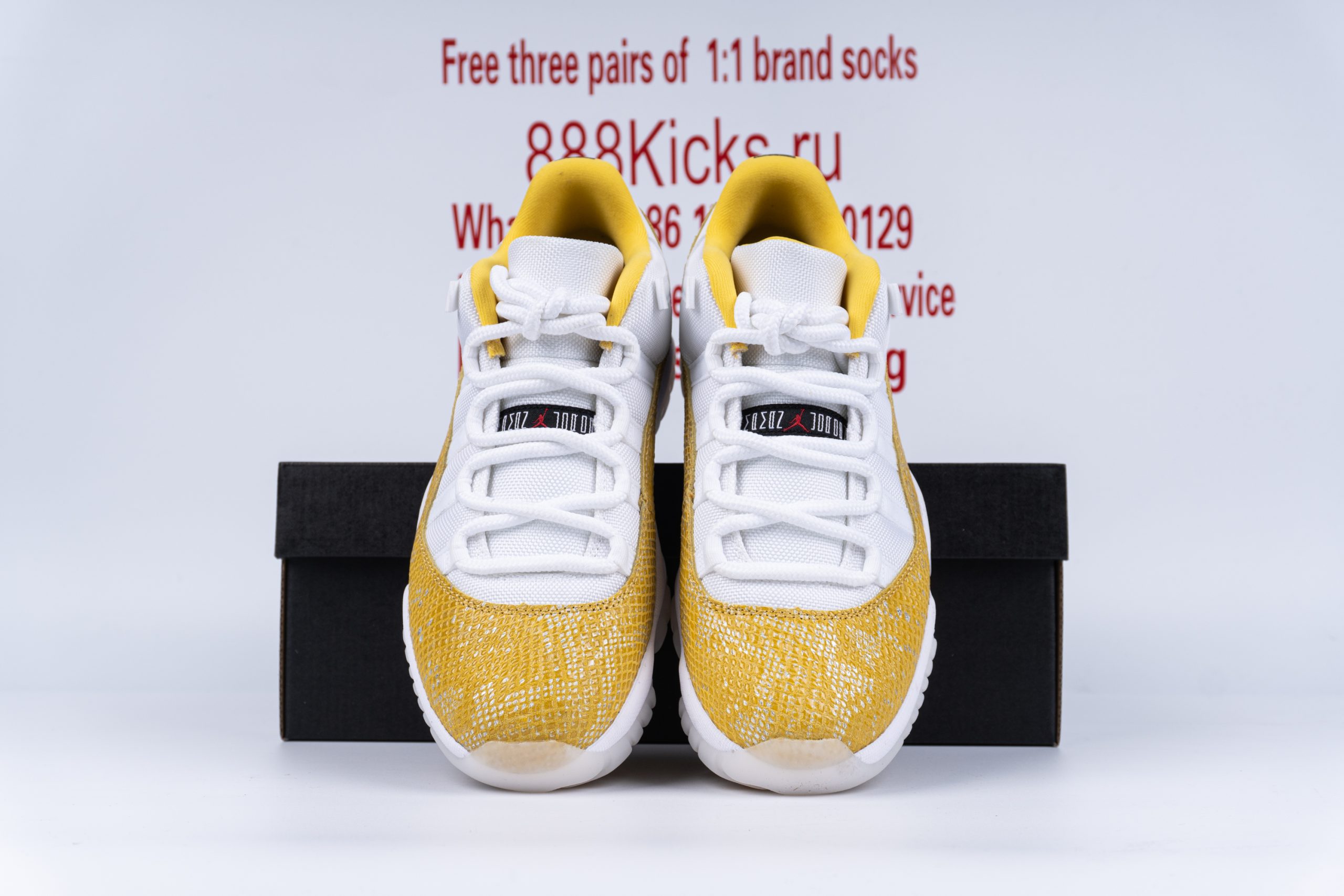 Jordan 11 Retro Low Tour Yellow Snakeskin