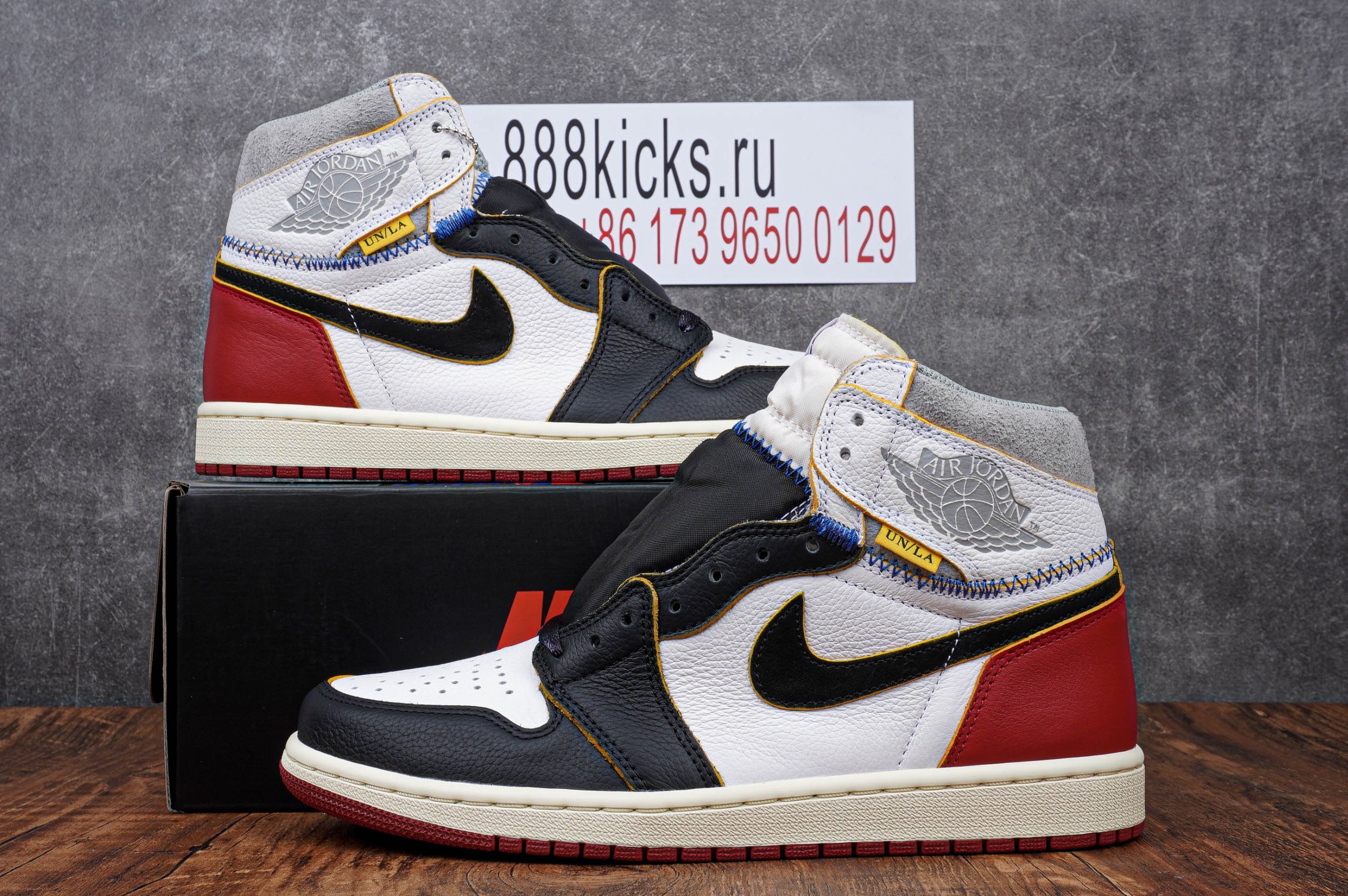 Jordan 1 Retro High Union Los Angeles Black Toe
