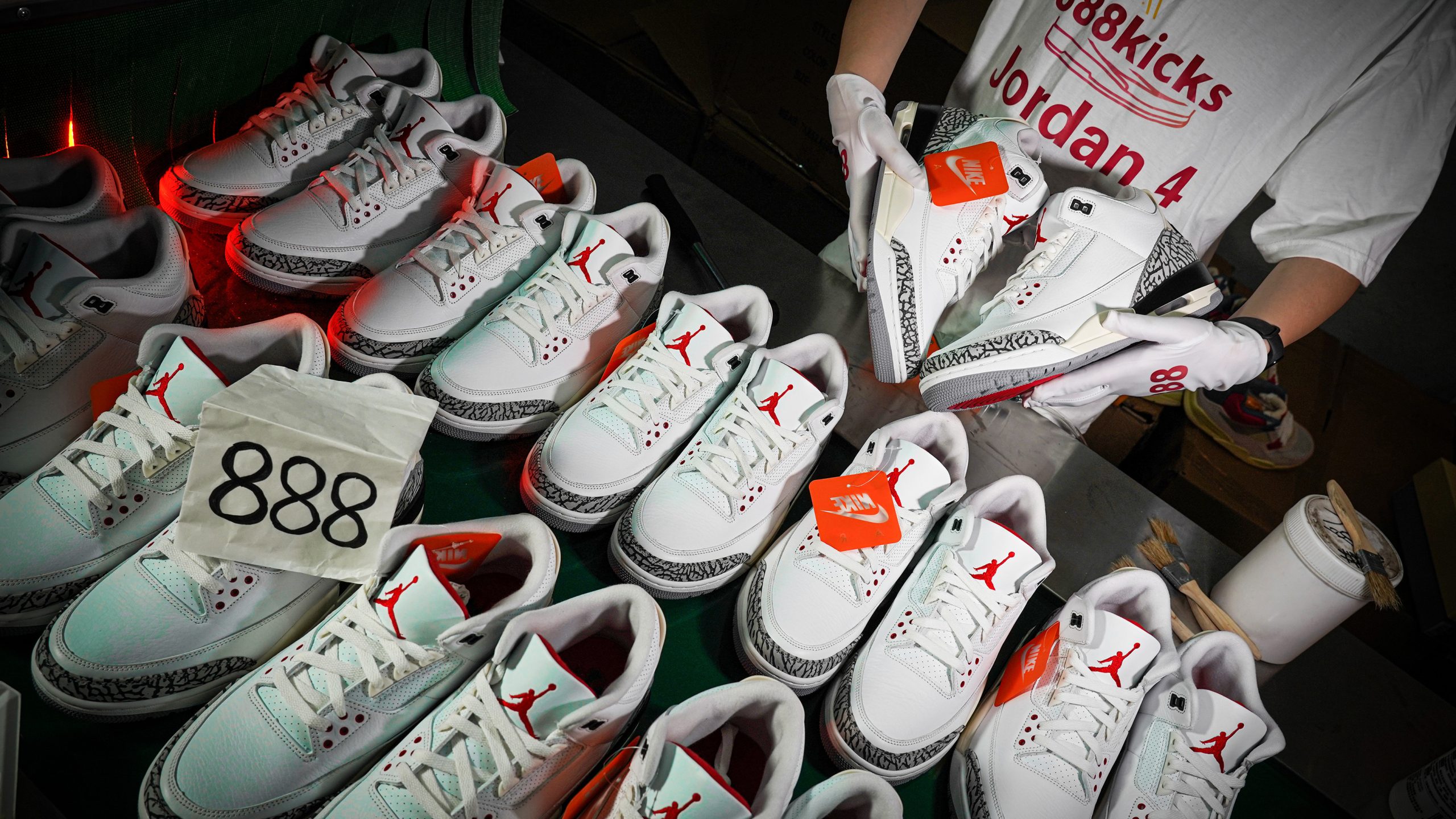 Jordan 3 Retro Free Throw Line White Cement