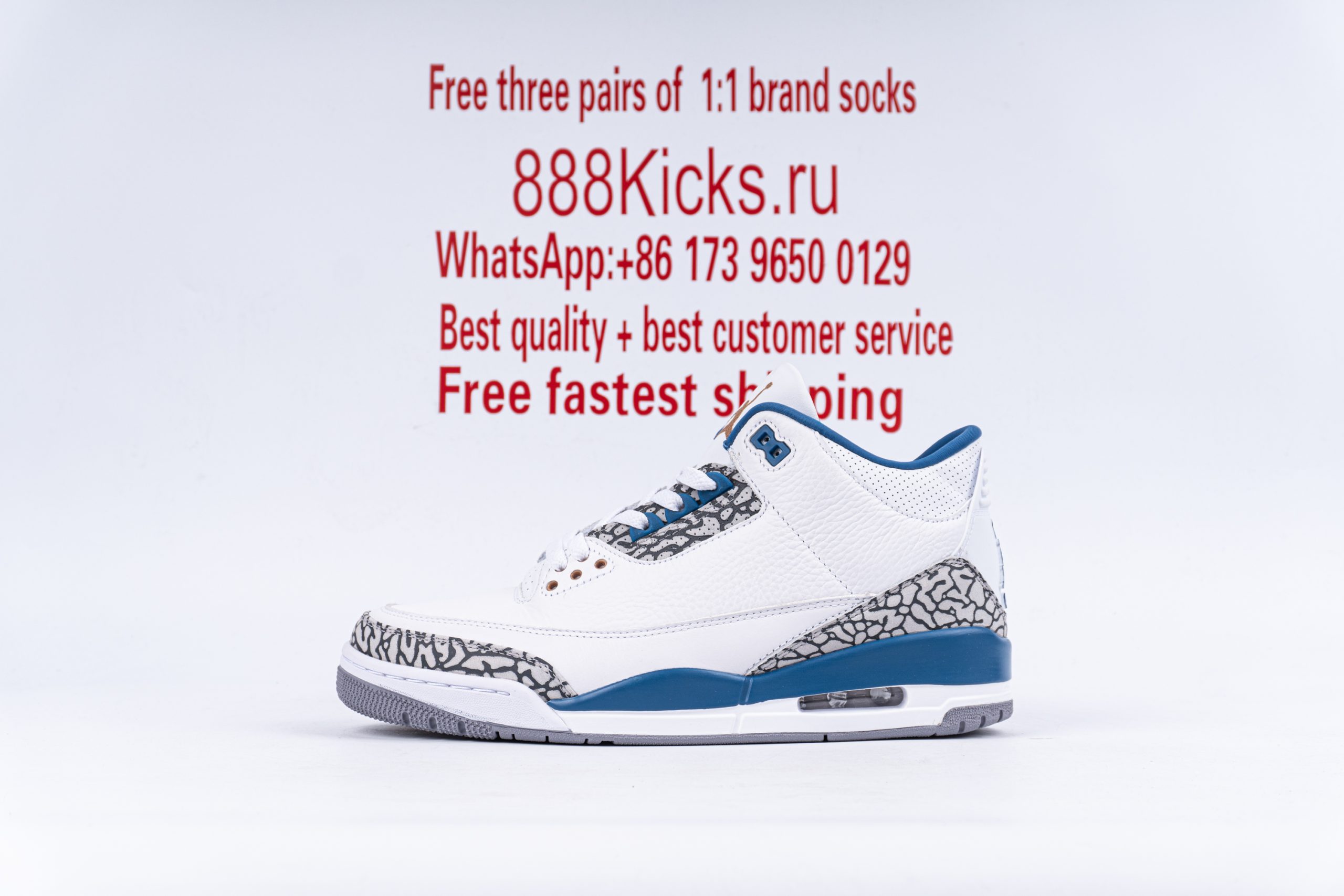 Jordan 3 Retro Wizards